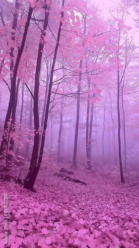 morning in the forest