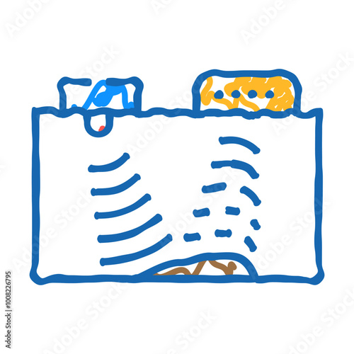 seismic surveying petroleum engineer doodle icon sketch vector. seismic surveying petroleum engineer sign. isolated symbol illustration