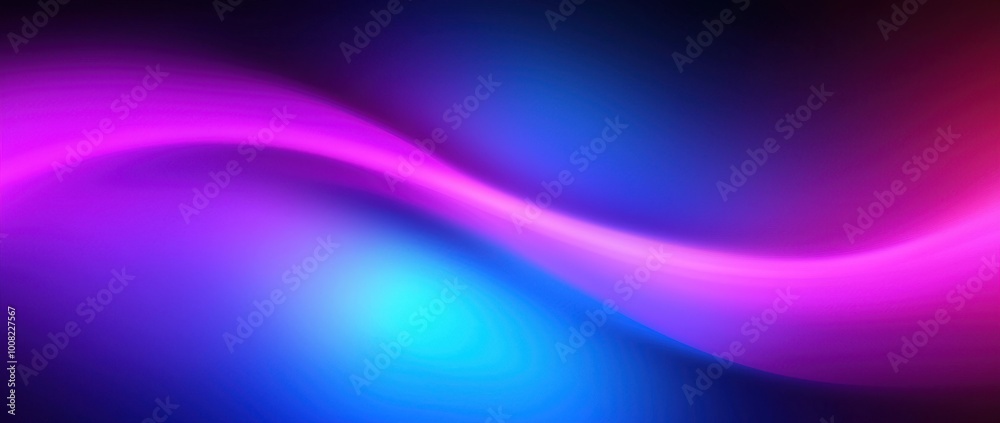 A vibrant abstract design featuring flowing waves of pink and blue against a dark background. A vibrant abstract design featuring flowing waves of pink and blue against a dark background.