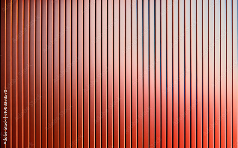 Obraz premium Colorful vertical lines creating a dynamic, modern metallic gradient background.