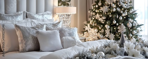 Cozy White and Silver Chris...
