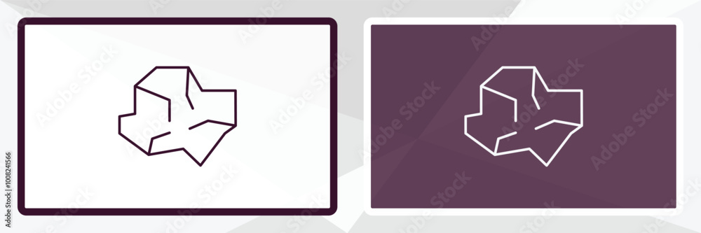 roak outline icon. Linear vector from farming and gardening concept. Thin line white and black roak icon isolated on white and dark background