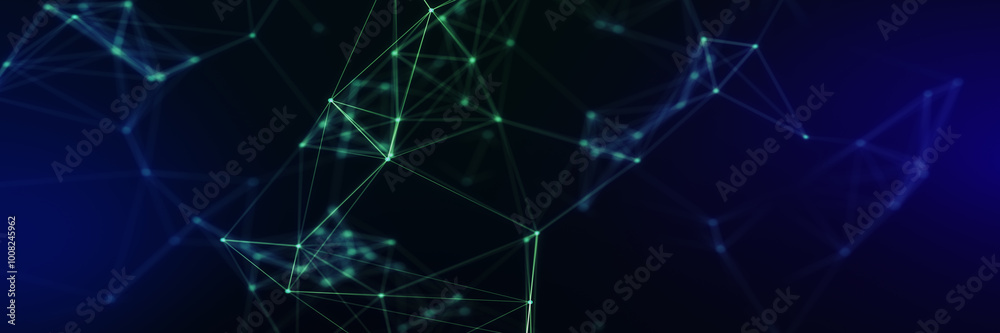Abstract futuristic - technology with polygonal shapes on dark blue background. Design digital technology concept. 3d illustration. Abstract futuristic - technology with polygonal shapes on dark blue background. Design digital technology concept. 3d illustration.