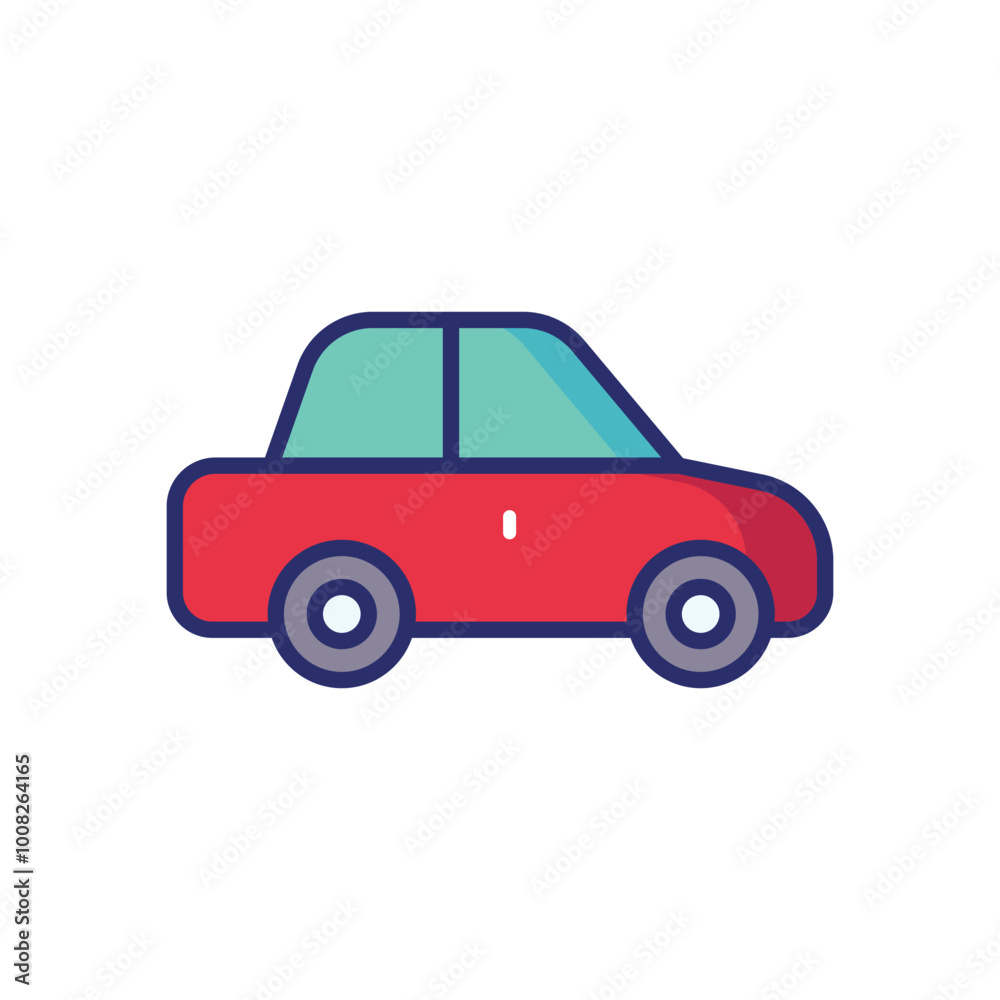 sedan icon vector stock illustration sedan icon vector stock illustration