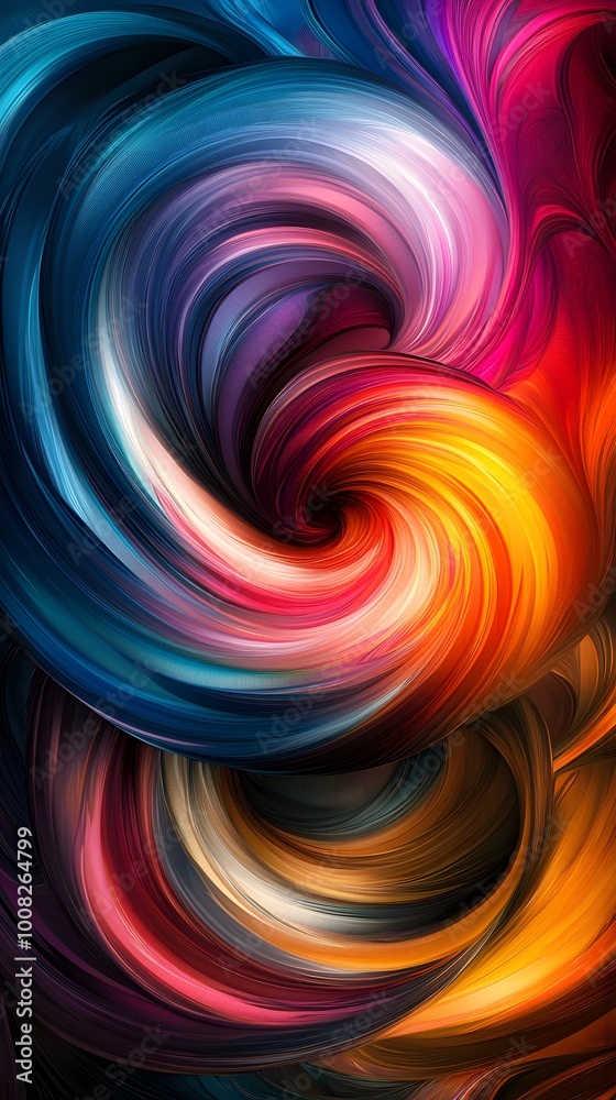 A vibrant swirl of colors creating a dynamic abstract design. A vibrant swirl of colors creating a dynamic abstract design.