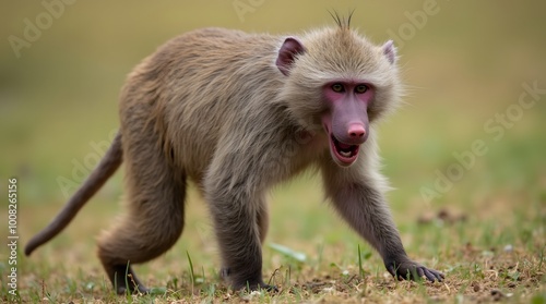 baboon stock photo