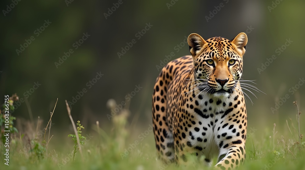 Fototapeta premium leopard portrait