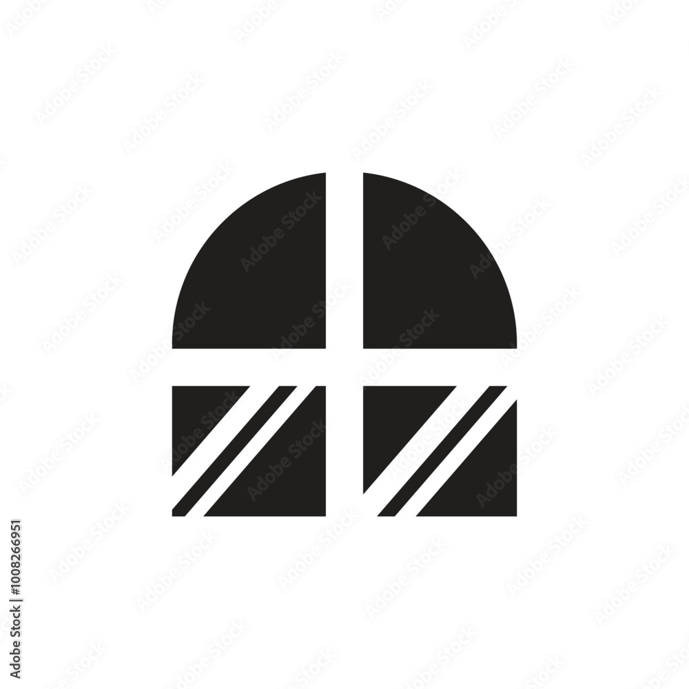 Windows icon logo design template isolated illustration Windows icon logo design template isolated illustration