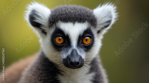 portrait of a lemur