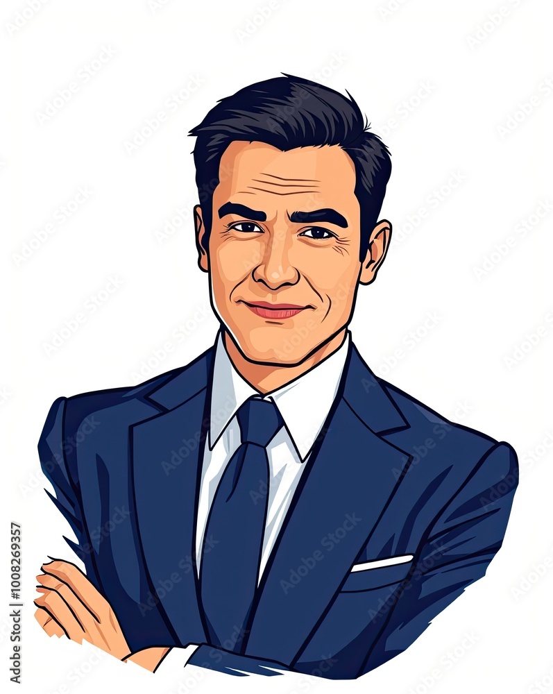 Businessman cartoon vector illustration Businessman cartoon vector illustration