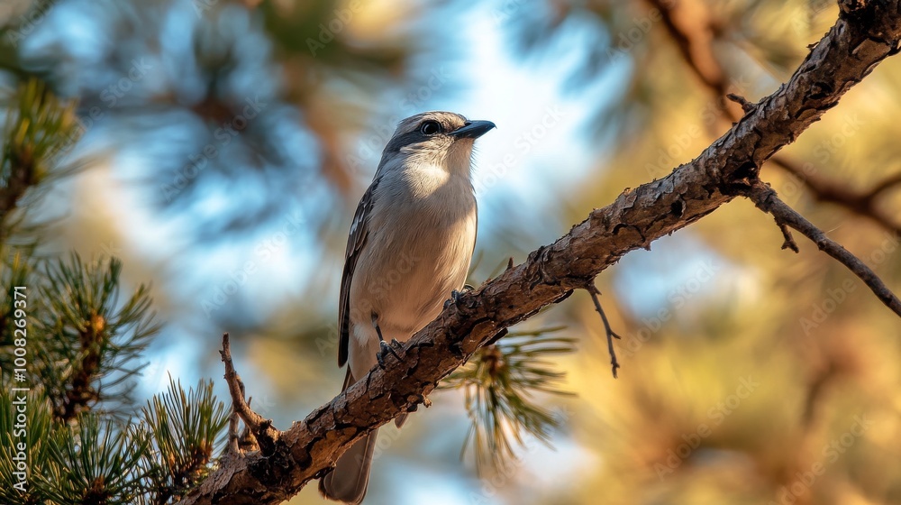 The picture shows a shrike, likely a great grey shrike. It could also be a lesser grey shrike, grey-backed fiscal, or Iberian grey shrike. The picture shows a shrike, likely a great grey shrike. It could also be a lesser grey shrike, grey-backed fiscal, or Iberian grey shrike.