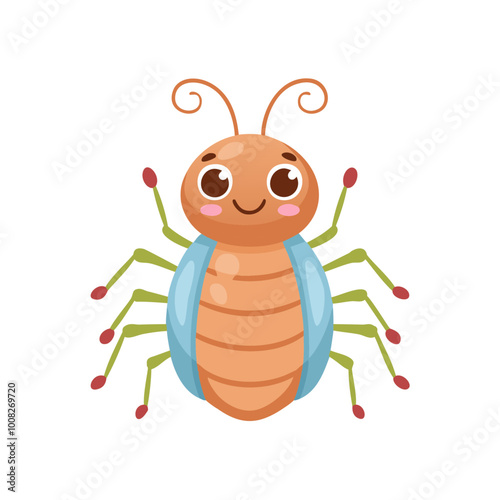Cricket Insect Bug Animal Animation Kawaii Character Pest
