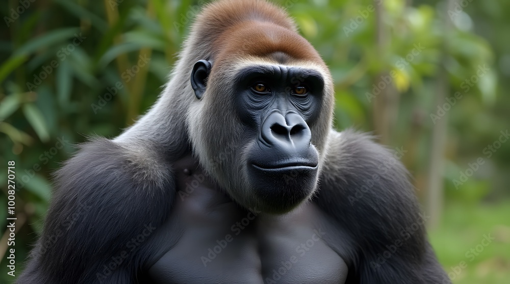Fototapeta premium gorilla stock photo