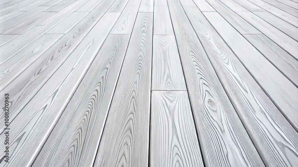 Obraz premium Stunning white solid wood flooring texture designed for outdoor areas, offering a seamless background that works