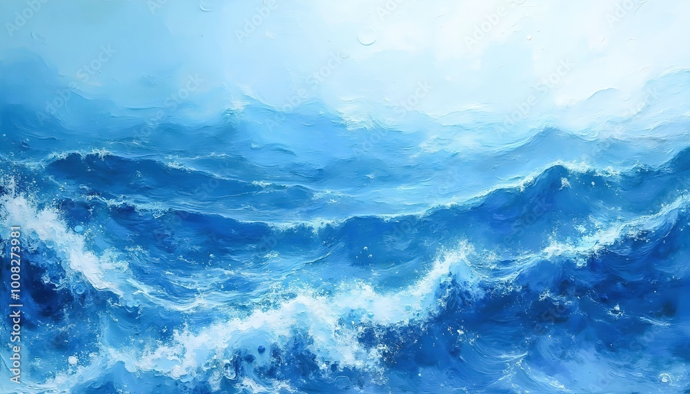 A calm abstract sea background featuring soothing shades of blue and white, evoking a sense of tranquility and serenity. The gentle waves and soft color transitions create a peaceful oceanic atmospher A calm abstract sea background featuring soothing shades of blue and white, evoking a sense of tranquility and serenity. The gentle waves and soft color transitions create a peaceful oceanic atmospher
