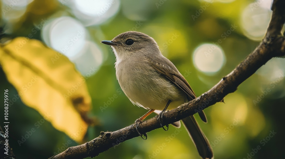 Up-close photos of birds in the forest. Up-close photos of birds in the forest.
