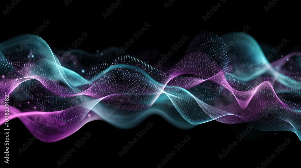 Obraz premium Fluid Wave Connections