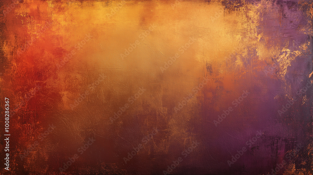 Rich gradient texture in dark orange, brown, and purple hues, featuring a cherry gold vintage background with space for design. Perfect for Halloween, Thanksgiving, and autumn-themed settings
Rich gradient texture in dark orange, brown, and purple hues, featuring a cherry gold vintage background with space for design. Perfect for Halloween, Thanksgiving, and autumn-themed settings