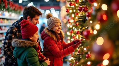 couple in christmas night