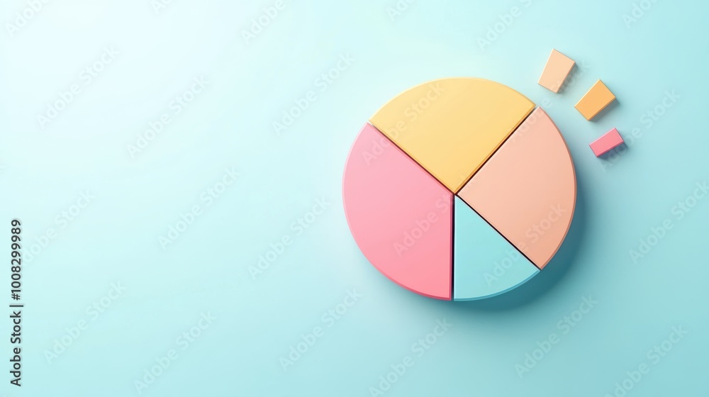 A vibrant pie chart illustrating the breakdown of a company customer base by demographic, with distinct colors representing each segment and clear labels for easy comprehension. A vibrant pie chart illustrating the breakdown of a company customer base by demographic, with distinct colors representing each segment and clear labels for easy comprehension.