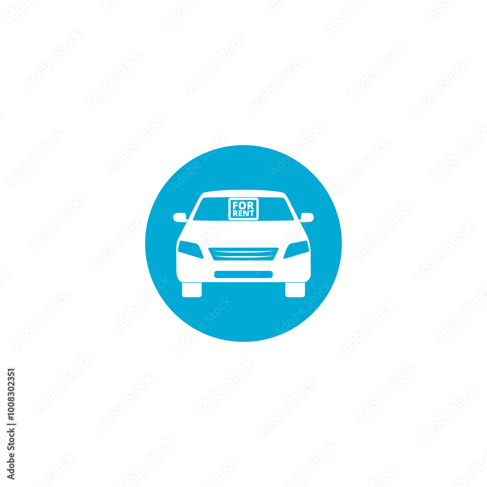Car rent icon isolated on transparent background Car rent icon isolated on transparent background