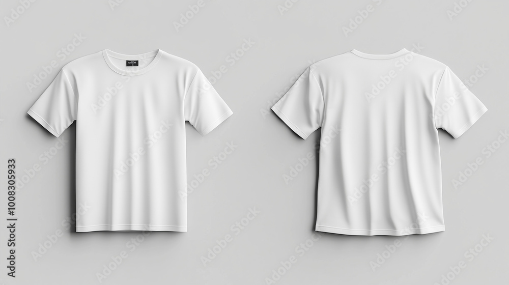 T-shirt mockup. White blank t-shirt front and back views. male clothes wearing clear attractive apparel tshirt models template | Generative AI
T-shirt mockup. White blank t-shirt front and back views. male clothes wearing clear attractive apparel tshirt models template | Generative AI