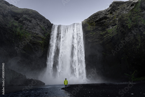 falls at night photo