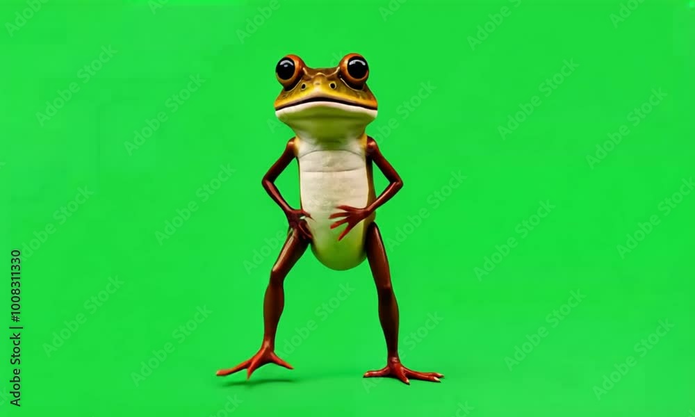 A plain green background with a slight gradient.