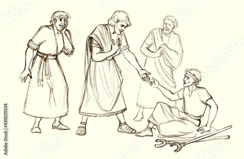 Apostle Peter heals a lame man