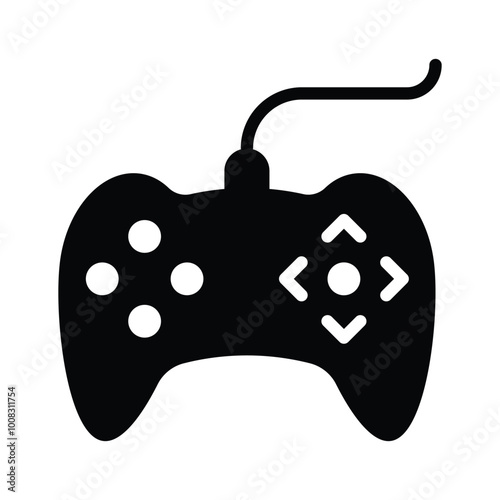 An icon of game controller used for video gaming