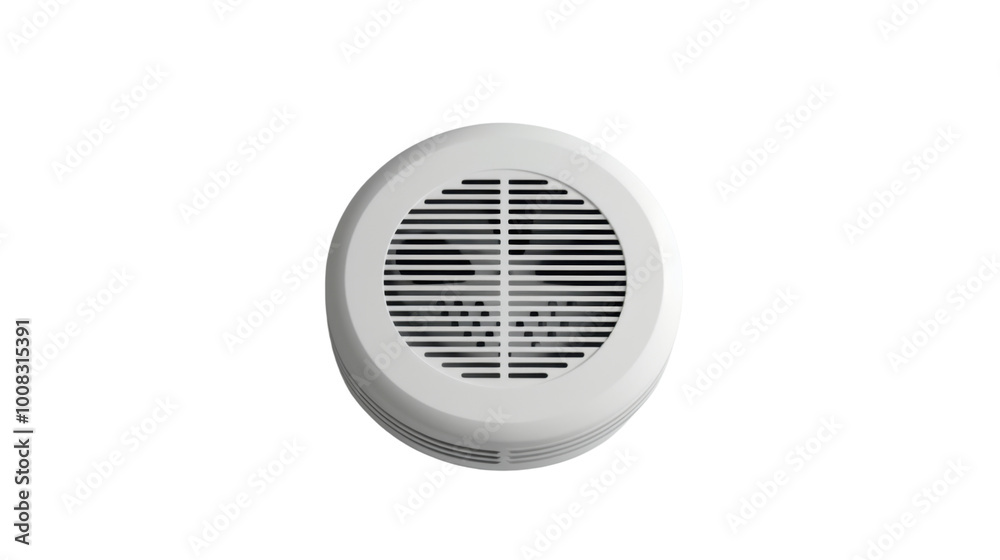 Carbon smoke monoxide detector on white background Carbon smoke monoxide detector on white background