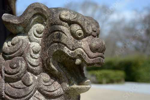 青銅 四獅子 ライオン 像 高31.3cm(A367) ライオン像 - MIHO MUSEUM