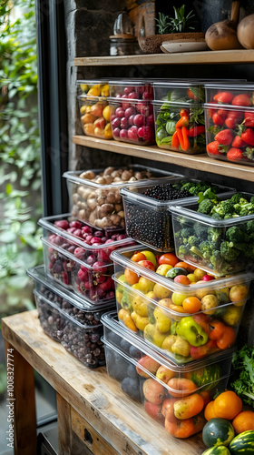 Fresh Fruit and Vegetables Food Photography