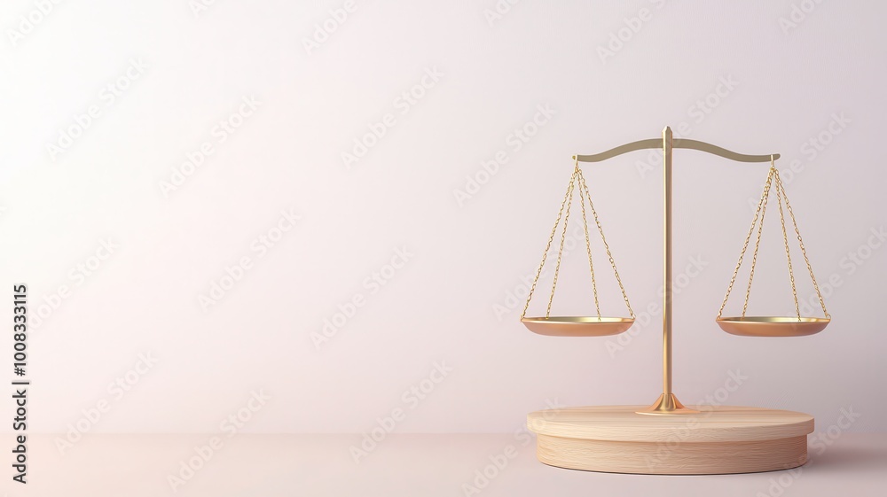 A minimalist image of a balanced scale symbolizing justice, fairness, and equality, set against a light background. A minimalist image of a balanced scale symbolizing justice, fairness, and equality, set against a light background.
