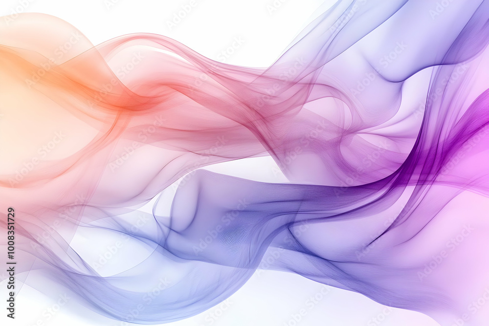 Abstract Background - Colorful Wavy Lines Abstract Background - Colorful Wavy Lines