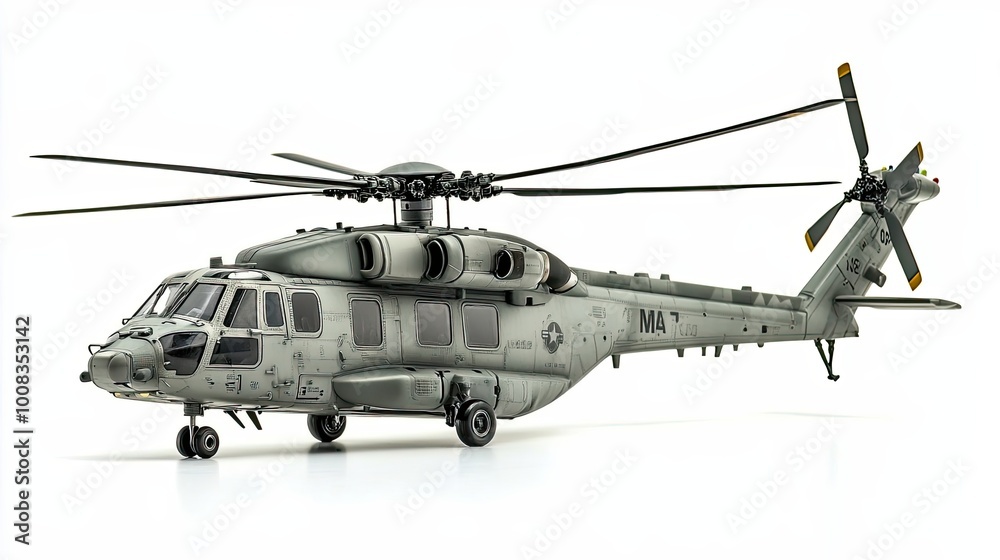Military Sikorsky SH-60 Seahawk Helicopter Model Military Sikorsky SH-60 Seahawk Helicopter Model