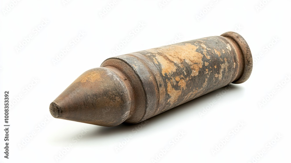 A Rusty, Pointed, Cylindrical Object
