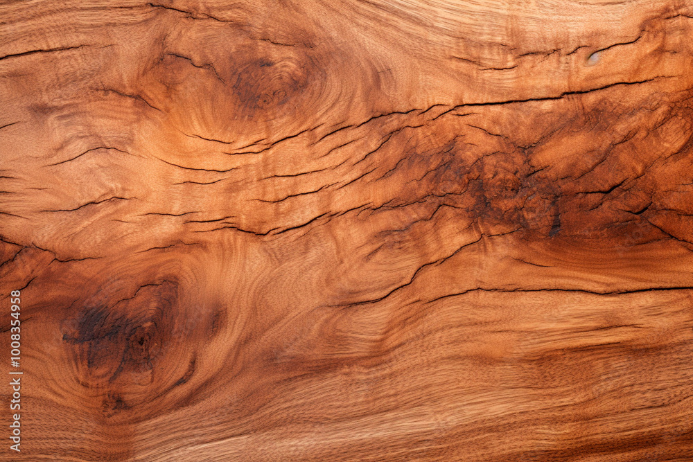Fototapeta premium Fine-grained wood plank, demonstrating ease of handling and smoother assembly during woodworking