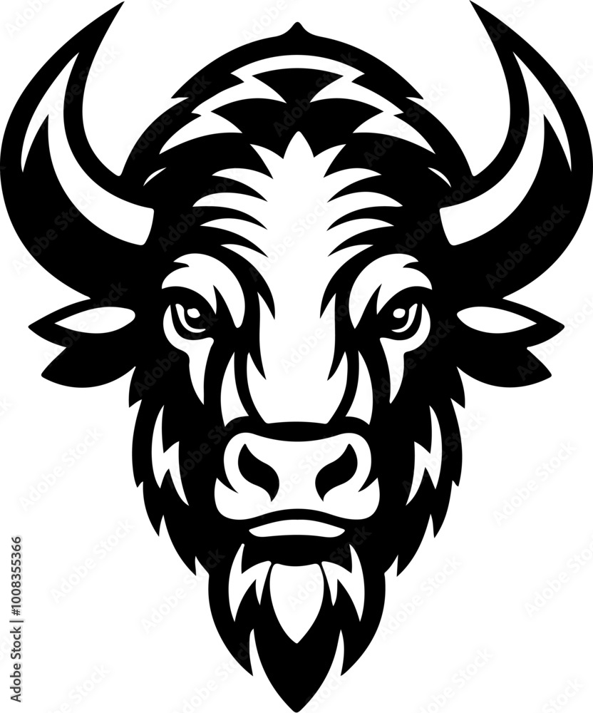 Illustration of wild bison. Design element for logo, label, sign. Vector illustration Illustration of wild bison. Design element for logo, label, sign. Vector illustration