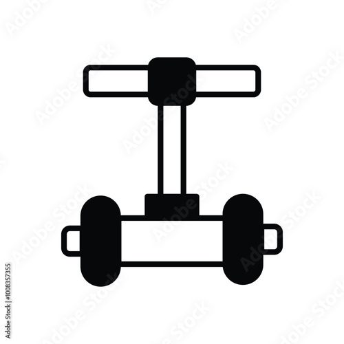 Segway icon vector stock illustration