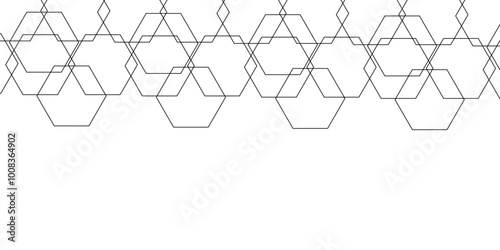 Abstract background with lines Vector abstract futuristic digital landscape with black lines. Geometric squares in bright light with soft shadows as pattern. Abstract background. vector illustration.