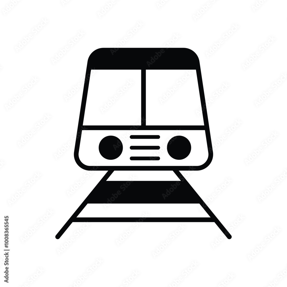 Subway icon vector stock illustration Subway icon vector stock illustration