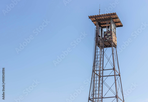 military watchtower security guardhouse observation tower
