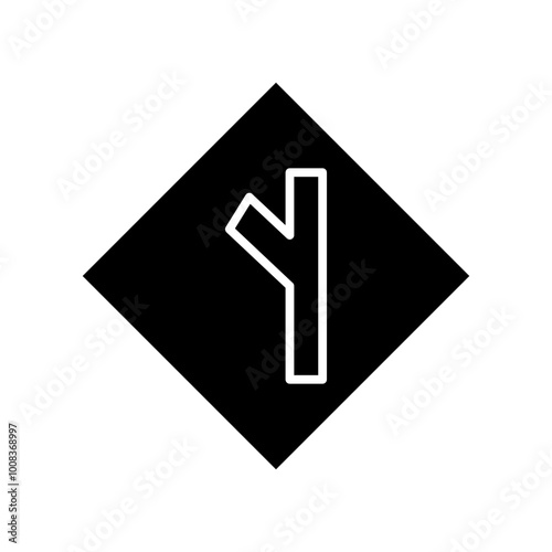 intersection glyph icon