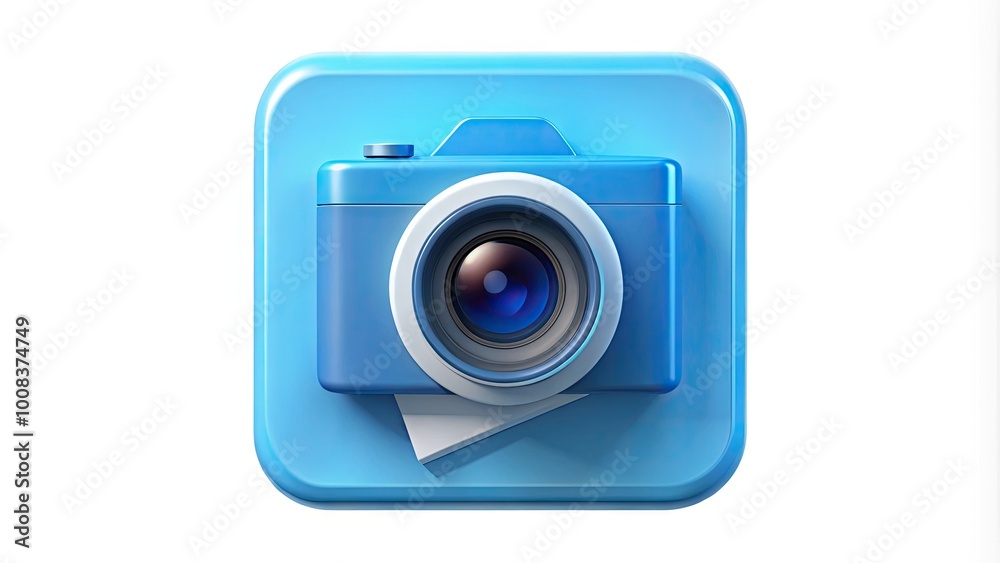 Blue Telegram Logo Icon on a White Background with Modern Minimalist Design Elements and Style Blue Telegram Logo Icon on a White Background with Modern Minimalist Design Elements and Style