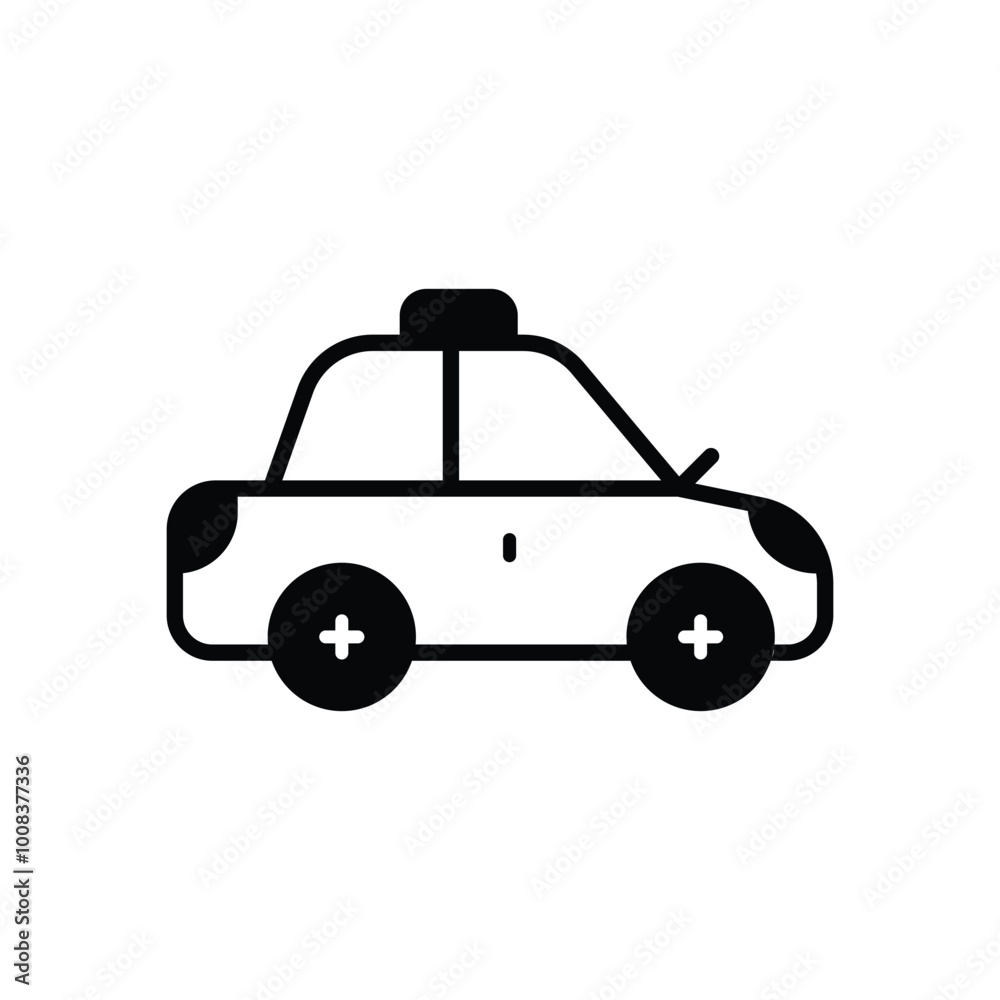 Trolley icon vector stock illustration Trolley icon vector stock illustration