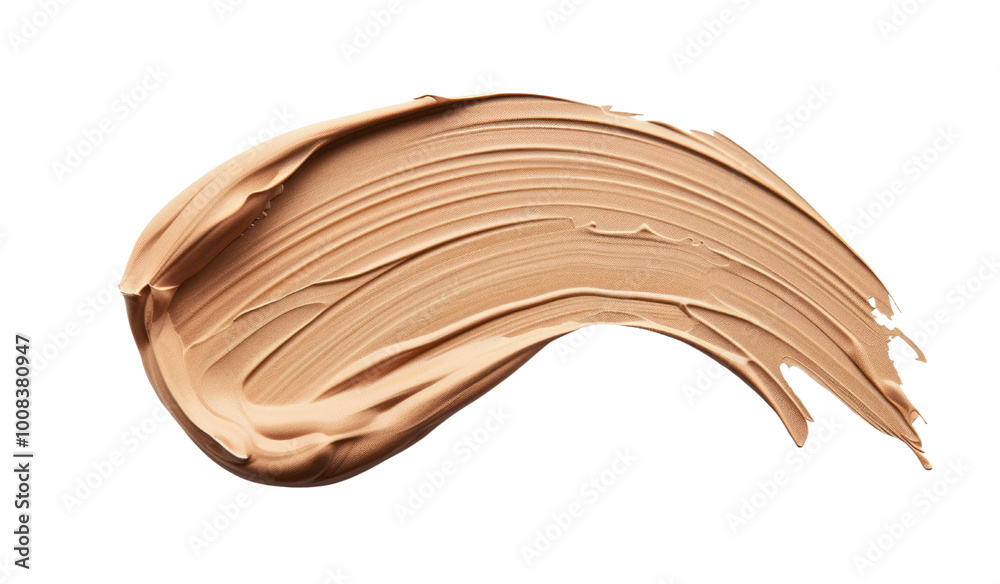 A close-up of creamy, smooth foundation on a transparent background, emphasizing the texture and color depth. A close-up of creamy, smooth foundation on a transparent background, emphasizing the texture and color depth.