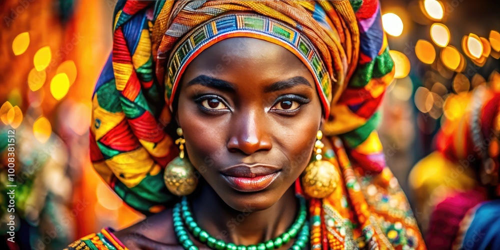 Captivating Portrait of an African Individual Showcasing Cultural Heritage and Unique Beauty Captivating Portrait of an African Individual Showcasing Cultural Heritage and Unique Beauty