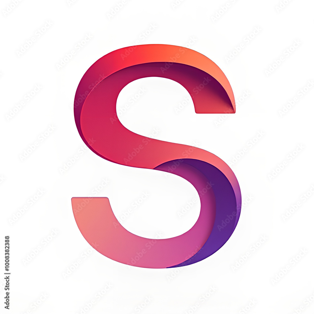 modern logo embodies the shape of the capital letter S