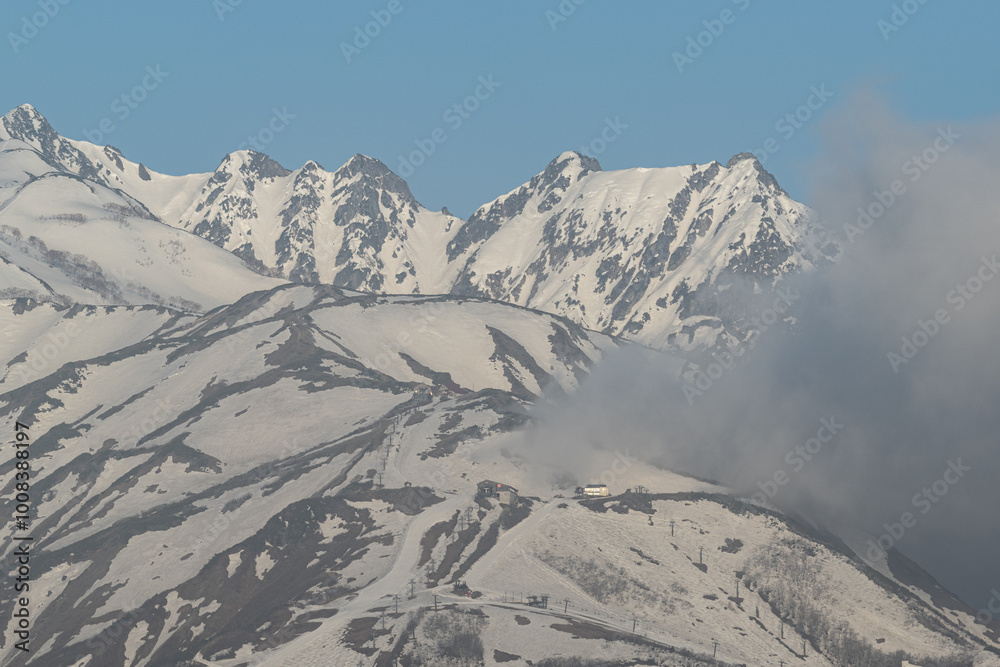 美しい雪山